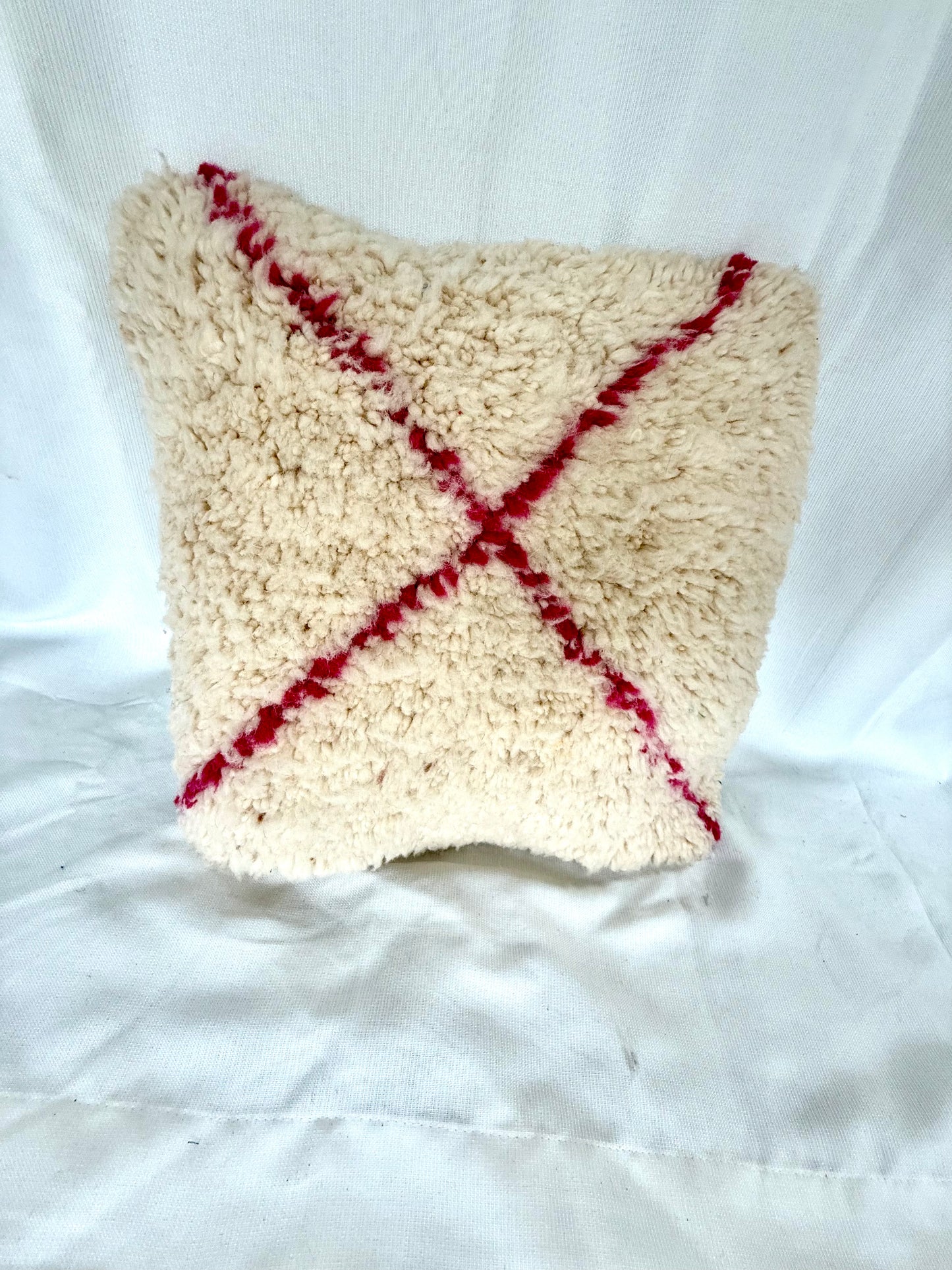 Red 'X' Pillow Case