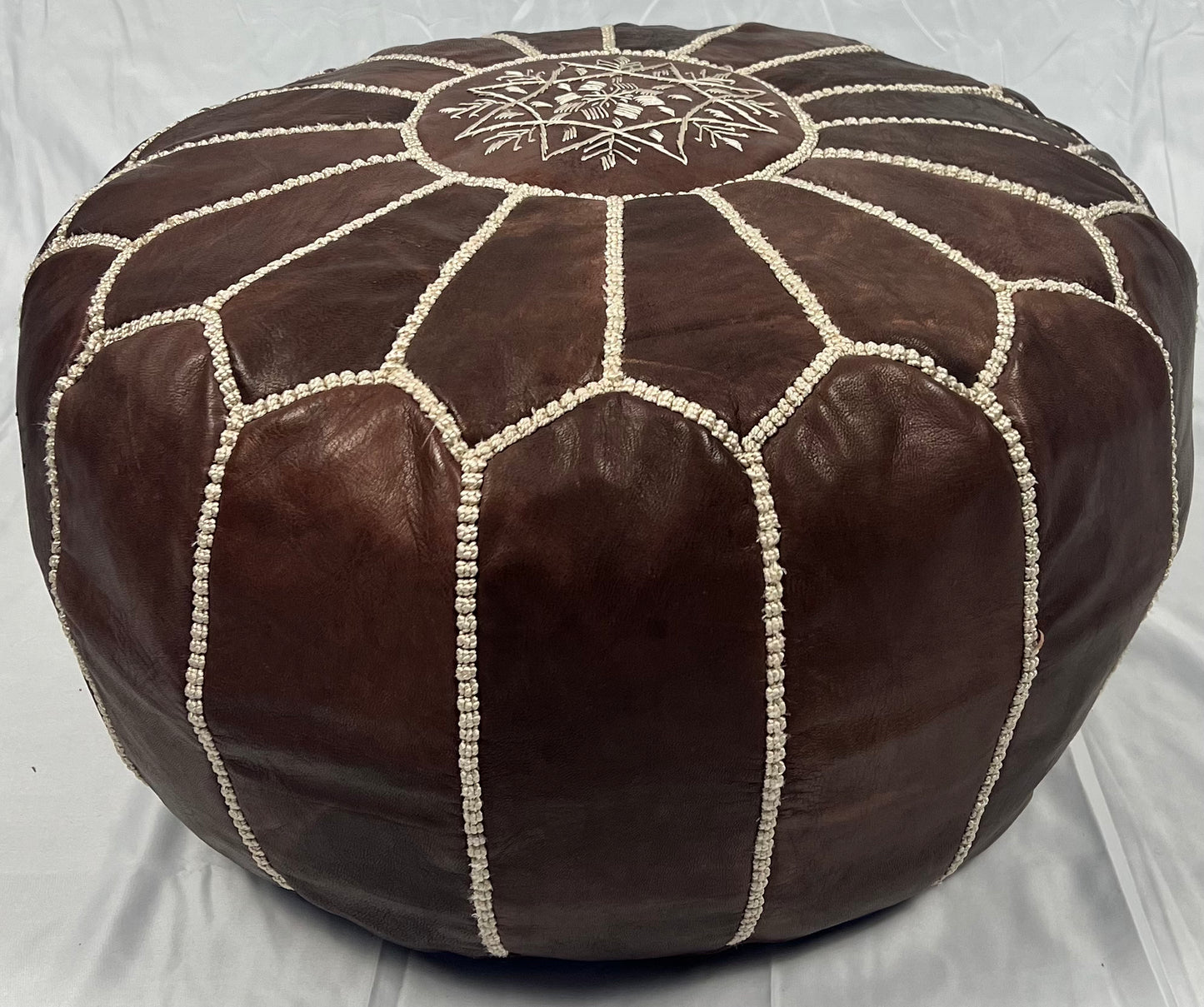 Walnut Pouf